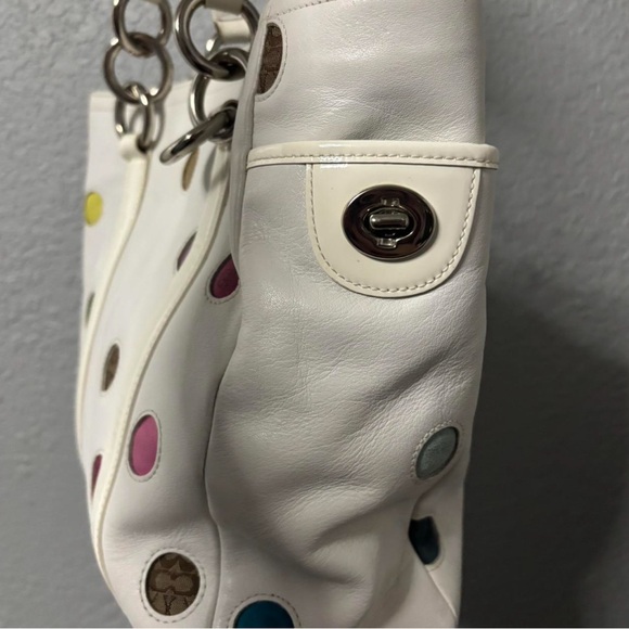 Coach Multicolor Polka Dot Tote - Picture 4 of 5